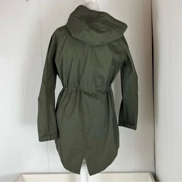 LOVE TREE OLIVE GREEN UTILITY JACKET SZ M - Picture 3 of 15